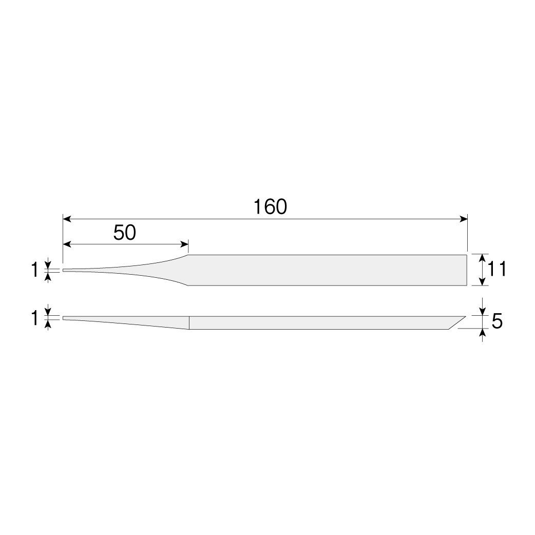 Hozan P-806 Bamboo Probe, Made of Bamboo That Won't Damage Your Opponents, Non-Magnetic, Sandpaper Can Be Used to Create Your Own Shape
