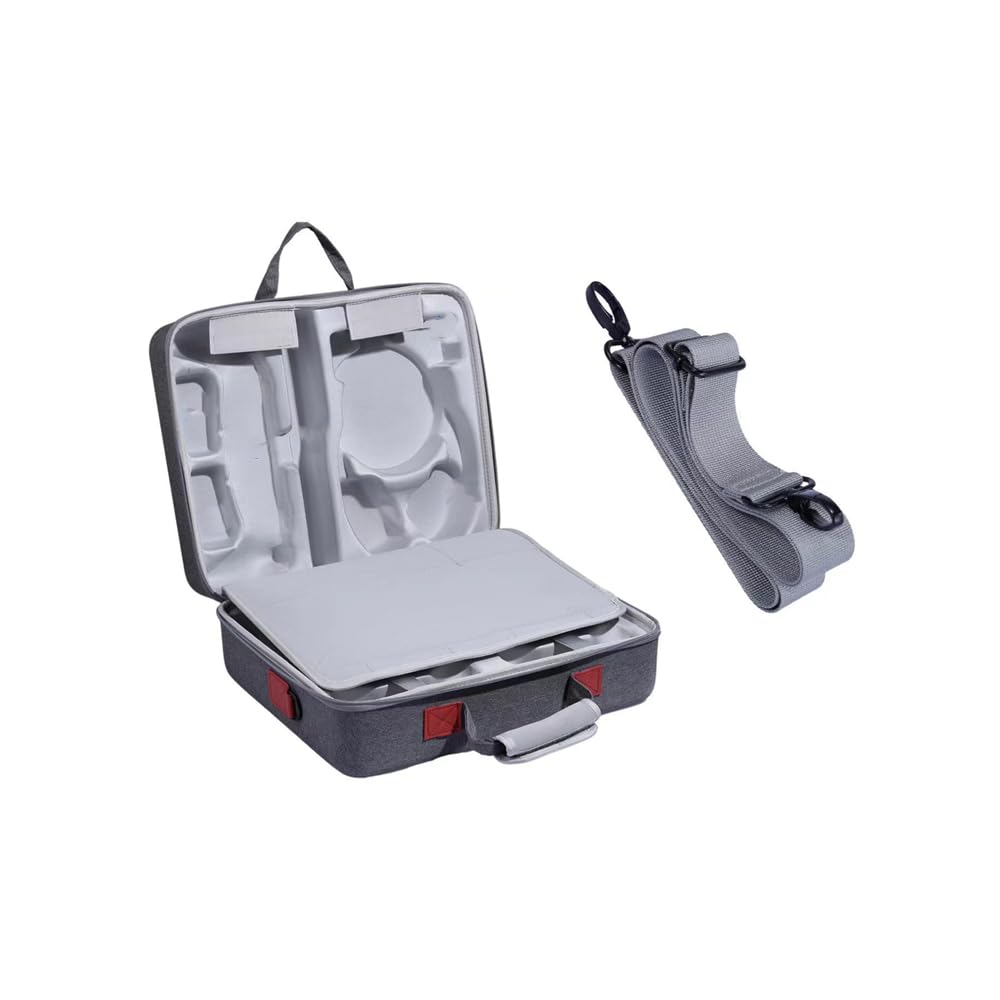 Custodia per PS5 Slim Console Dock Grip per PlayStation Portal Console, Borsa da viaggio con tracolla Accessori per console, custodia di capacità superiore (Nero)