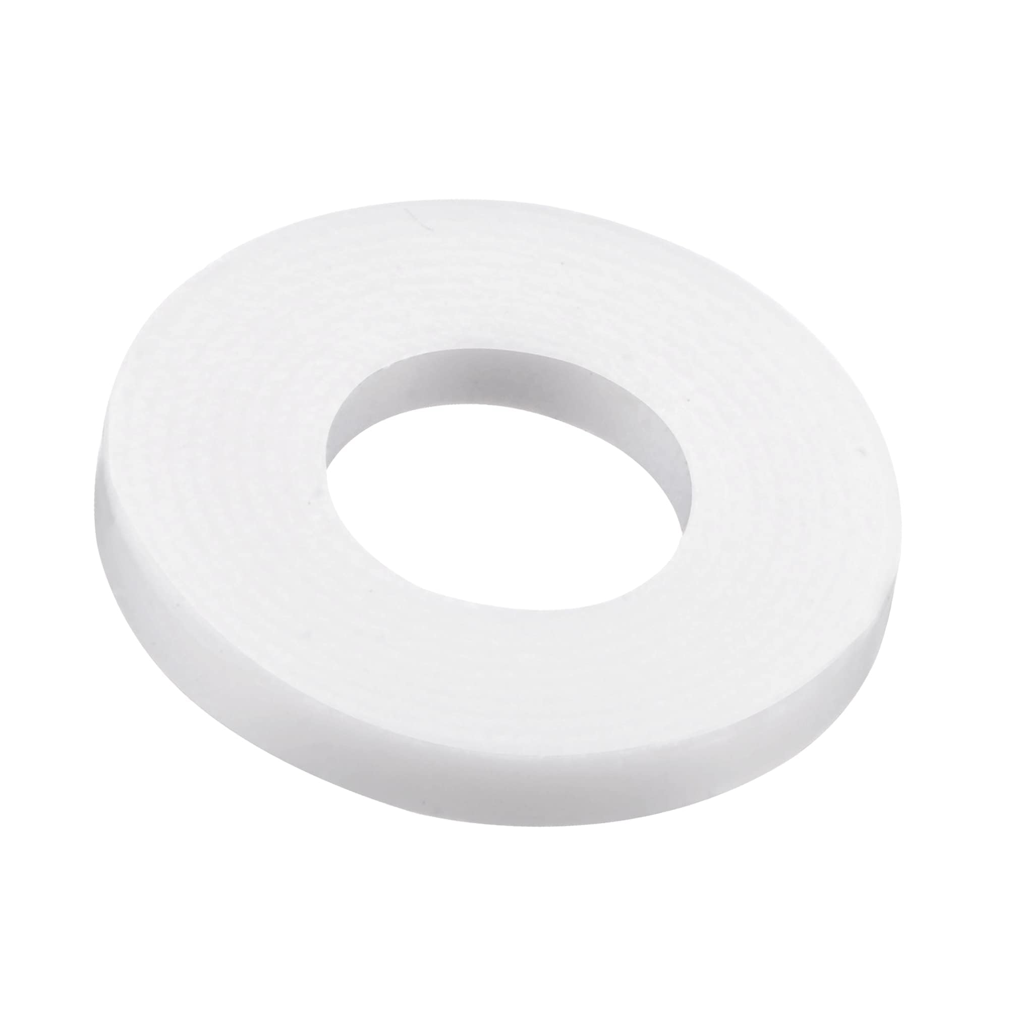 TOP-VIGOR 20Pcs PTFE Flat Washers 18mm OD 8mm ID 2mm Thickness Sealing Gasket Flange Gasket for Faucet Pipe Water Hose White