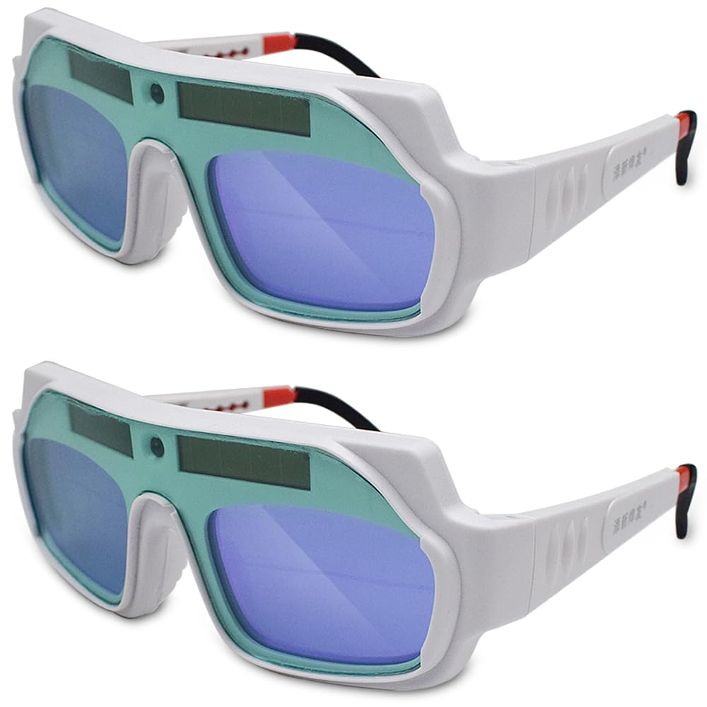Gafas de soldadura, gafas de soldadura de oscurecimiento automático, gafas de seguridad Gafas de sol de protección contra el deslumbramiento de soldadura, gafas de soldador de gafas, gafas de ojos