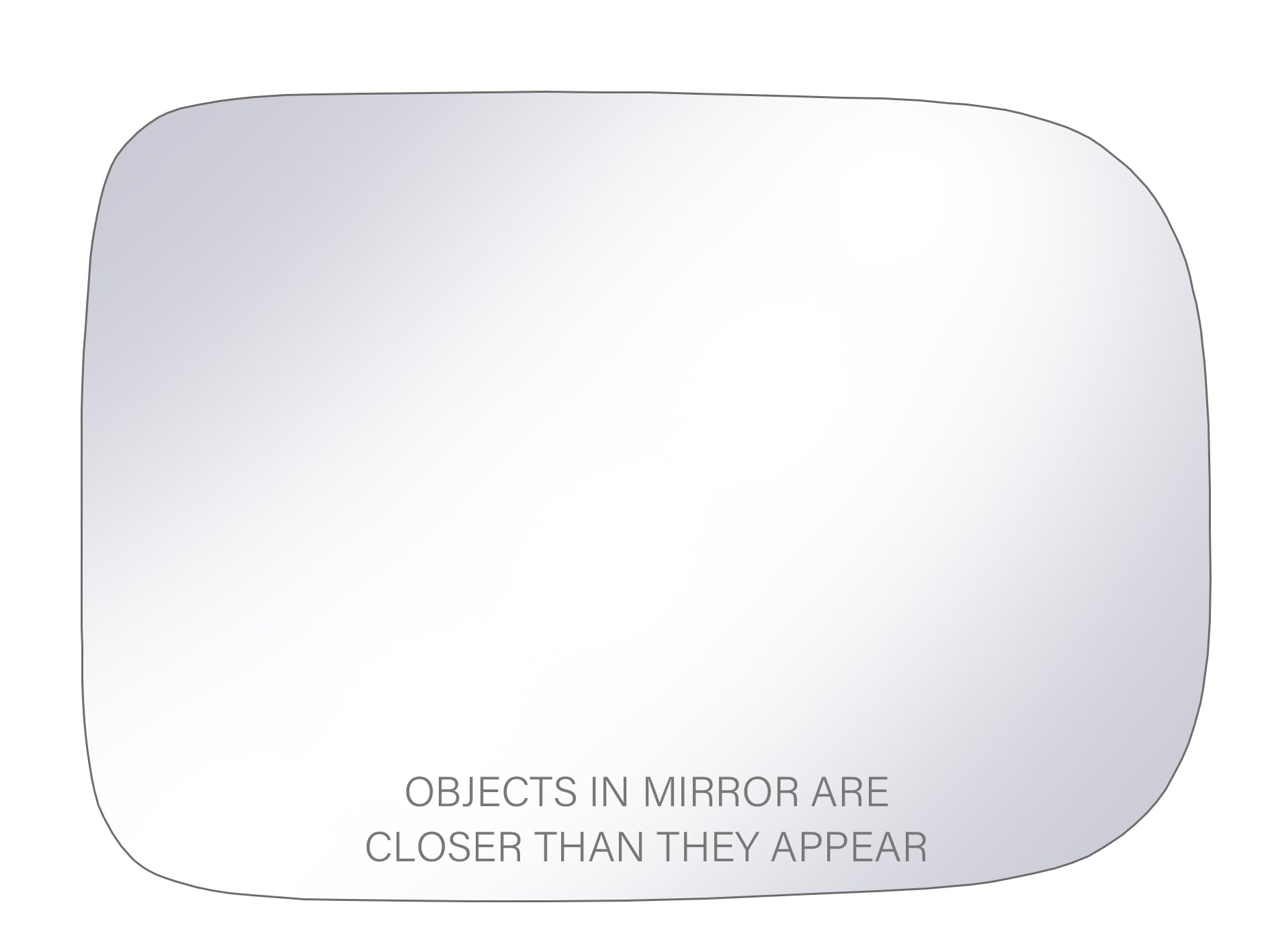 Tootai Passenger Side Mirror Glass compatible with Town Country 1991-1995, Plymouth Voyager 1991-1995, w/o back plate