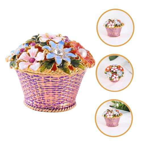 Boîte à bijoux émaillée fleur : la solution contre la perte de vos petites bagues - 8