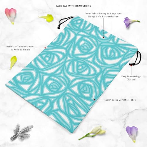 Image of ArtzFolio Abstract Pattern D2 | Reusable Sack Bag | Bag for Gym, Storage, Vegetable & Travel