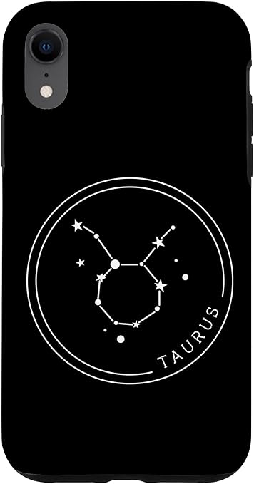 Taurus Zodiac Sign Constellation Horoscope Men Women Case for iPhone XR