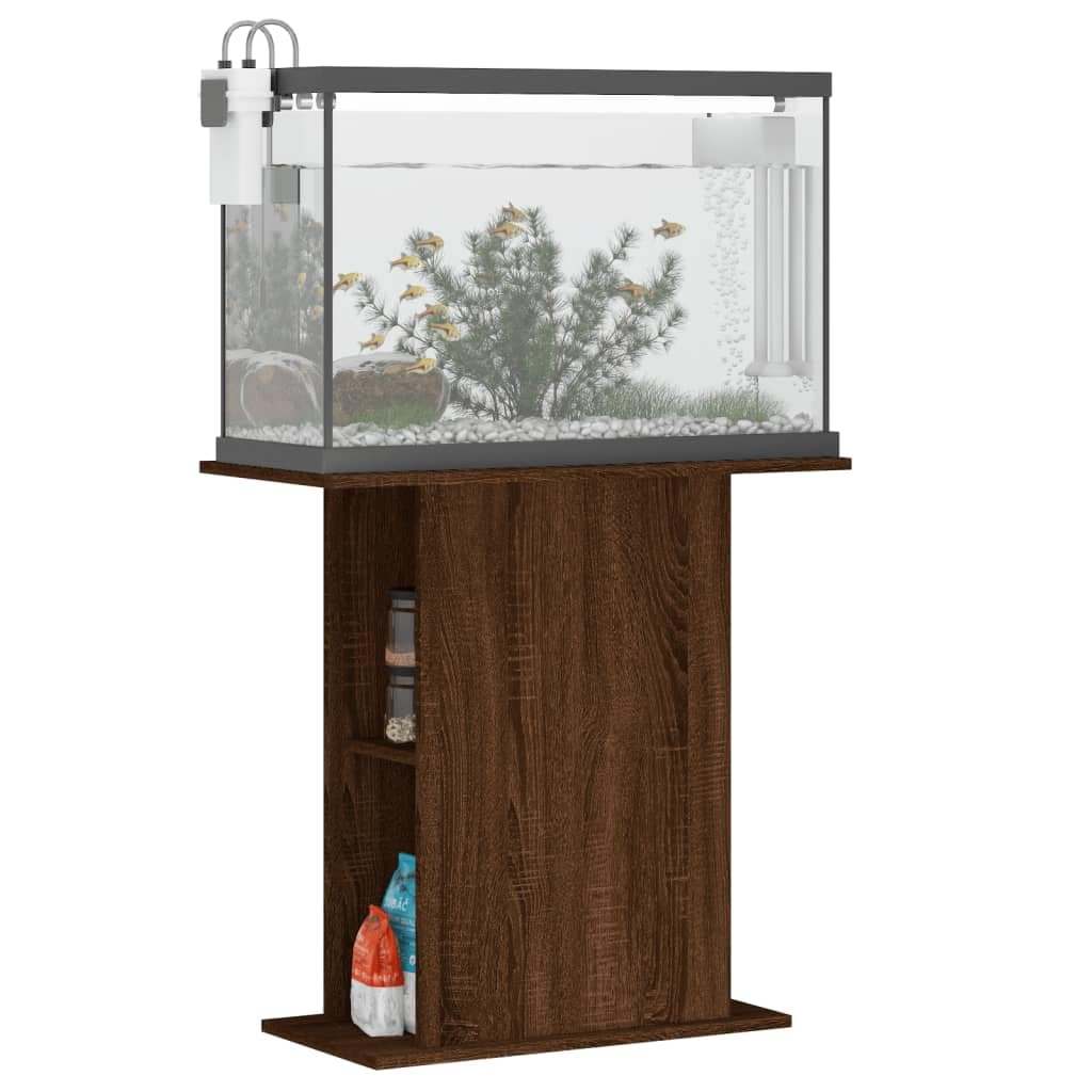 Produktbild von Festnight Aquarium Unterschrank Mit Stauraum Aquariumständer 121 X 41 X 58 Cm Aquariumschrank Mit Fächer Räuchereiche Aquarium Mit Unterschrank Aquarium Stand Aquarium Tisch Ständer Für Aquarium Holz