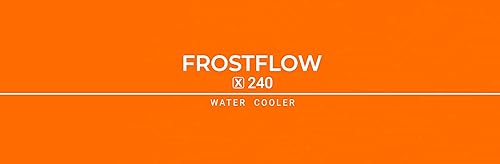 Miniatura 9 de ID-COOLING FROSTFLOW X 240 Enfriador de agua para CPU AIO Enfriador líquido de CPU de 9449in LED blanco ventiladores PWM de 0079 x 4724in Intel