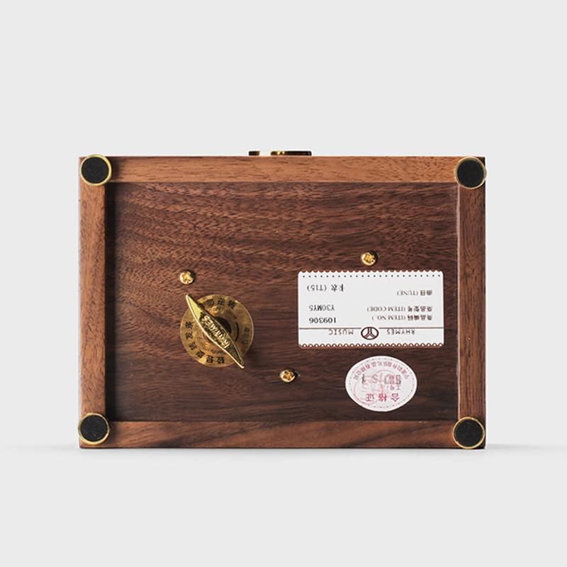 SOFTALK Wood Music Box RHYMES High-end Collectible Musical Boxs Gifts for Christmas,Birthday Valentine's Day (30 Note Single Layer Music Box, Tune ; Remember when)