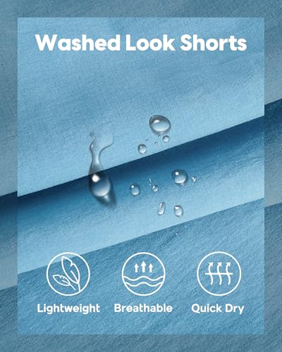 Image of maamgic Men's 5 inch Inseam Shorts Pull-On Relaxed Fit Comfort Stretch Short Shorts with Pocket