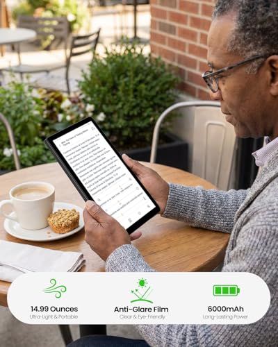 Image of Tablet: 10 Inch Tablet, Android 15 Tablets, 12GB RAM 128GB ROM, Octa-core Processor, IPS HD Display, Widevine L1, WiFi 6 & Bluetooth 5.4, Dual Cameras, Dual Speakers, 6000mAh Battery - Black