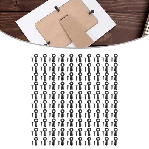 Image of Picture Frame Backing Clips 1000pcs Frame Backing Clips Framing Parts Hardware Photo Framing Easy Installation for Photo Frames for Hanging Photos, Pictures, Drawings