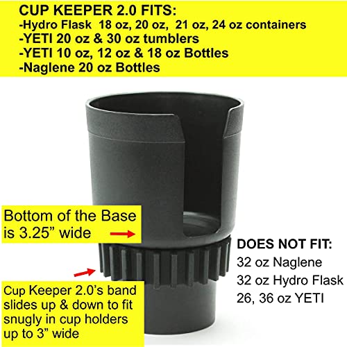 Adaptador para portavasos Gadjit Cup Keeper 2.0, 2 unidades miniatura 2