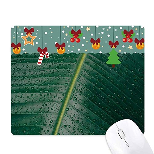 Tapis de souris caoutchouc feuille de banane pour ordinateur portable