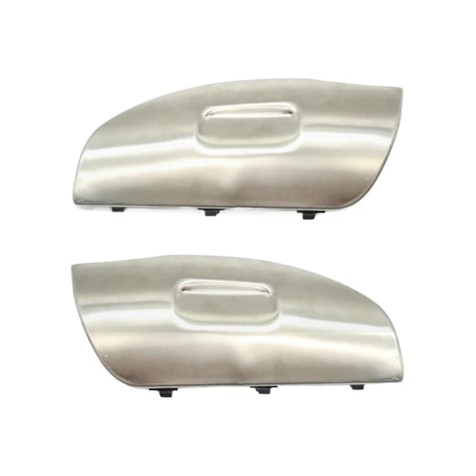 Dla Porsche Cayenne 2007-2010 Osłona haka holowniczego zderzaka przedniego Obudowa skorupy trakcyjnej ze stali nierdzewnej(1 Pair RH and LH)