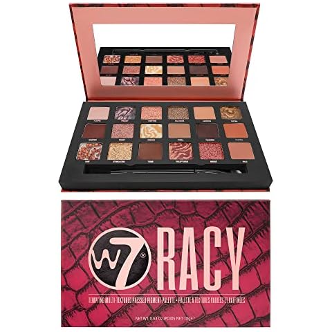 W7 Tempting Multi-Textured Pressed Pigment Eyeshadow Palette Cover