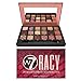 W7 Racy Pressed Pigment Palette - 18 Red Nude Colors - Flawless Long-Lasting Glam Makeup