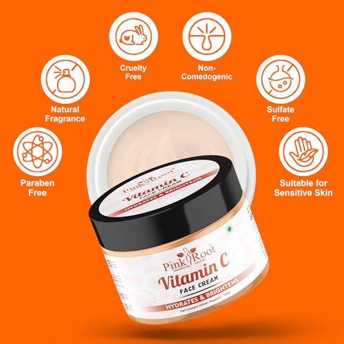 Image of Pink Root Vitamin C Massage Cream For All Type of Skin 100ml