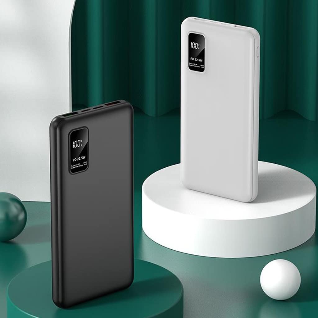 JJJ Szybkie ładowanie Powerbank 20000 mAh kreatywny powerbank o dużej pojemności (kolor: czarny, rozmiar: 10 000 mAh)