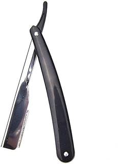 ماكينة حلاقة ستريت ايدج من الستانليس ستيل ومقبض بالستيكي قابلة للطي بدون شفرات