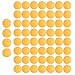 plplaaoo Table Tennis Balls Training Pong Balls Intermediate Level Durable Plastic High Elasticity for Practice Matches Outdoor Sports 60Pcs Canned (Yellow)