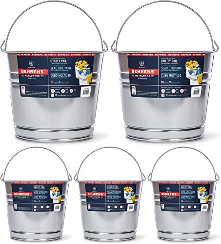 GALV STEEL PAIL 10QT