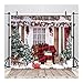 Produktbild AIIKES 10x10FT/3Mx3M Weihnachtsschmuck für Home Photography Hintergrund Weihnachten Schneeflocken Hintergrund Foto Holz Hintergrund Neugeborene Weihnachtsbaum Geschenke Hintergrund 10-280