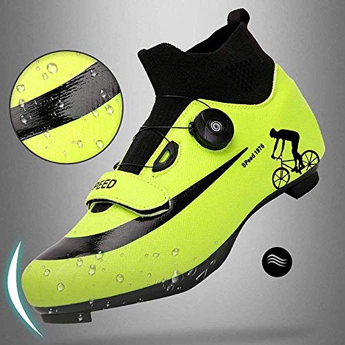 KUXUAN Scarpe da Ciclismo MTB da Uomo,Scarpe da