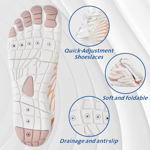 DOTH Barefoot Shoes for Men Women Quick Dry Wide Toe Box Water Footwear for Gym Walking Trail Hike Travel Outdoor4