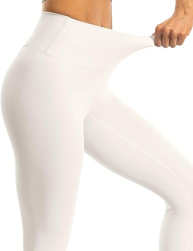 Miniatura 5 de Ukaste Leggings de yoga esenciales para mujer de 21 pulgadas, 23 pulgadas, 25 pulgadas, 28 pulgadas, cepillados, suaves, sin costura frontal,