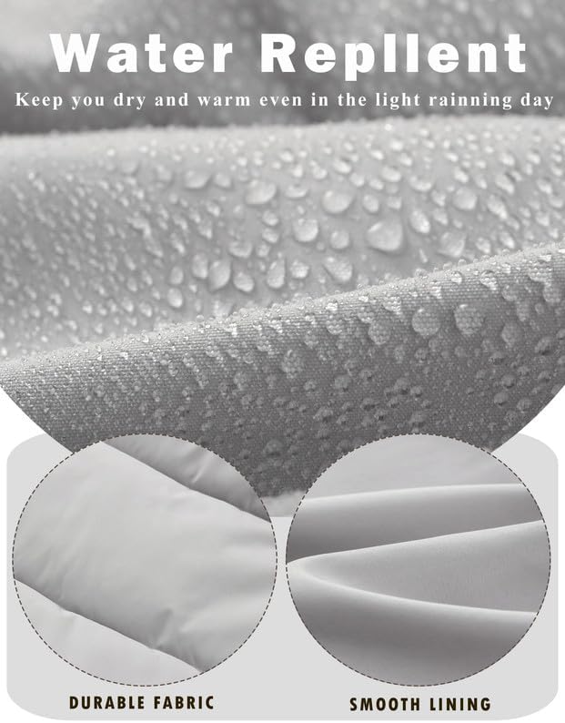 GGleaf Women's Winter Thicken Puffer Coat (Standard & Plus Size) Warm Snow Jacket with Fur Removable Hood - Image 8