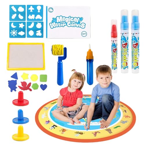 Esterilla de dibujo de Doodle para pintar con agua, alfombra de graffiti, lona de agua, juguete para dormitorio, sala de estar y aula