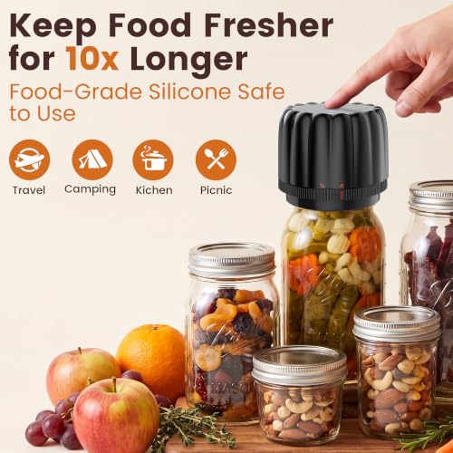 2026 Upgraded Mason Jar Vacuum Sealer