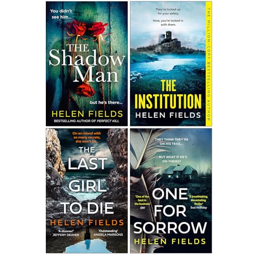 Image of Helen Fields Collection 4 Books Set (The Shadow Man, The Institution, The Last Girl to Die & One for Sorrow)