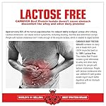 MuscleMeds CARNIVOR Mass Gainer Beef Protein Isolate Shake, 50 Grams Protein, 125 Grams Carbs, 0 Fat, 0 Sugar, Lactose Free, Halal Certified, Chocolate Peanut Butter, 6 Pound - Image 4