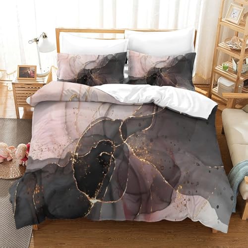 Housse de couette art abstrait microfibre : finie la corvée de repassage