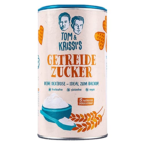 Tom & Krissi's Getreidezucker/ Dextrose/ Traubenzucker, 450g - glutenfrei und vegan Cover