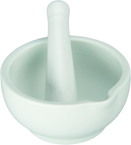 BIA Cordon Bleu Juego de mortero y mortero de 8 onzas, blanco (904031S1SIOC)