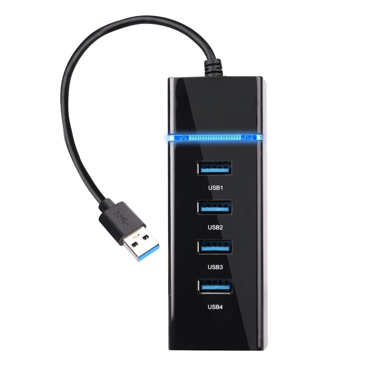 ORIONIS 4 Port USB 3.0 Hub with Hi-Speed Data Transfer, LED Indication, 15cm Cable, Backward Compatible, Multi Device Connection, Plug Play Usage, Glossy Finish and Lightweight Design-image-6