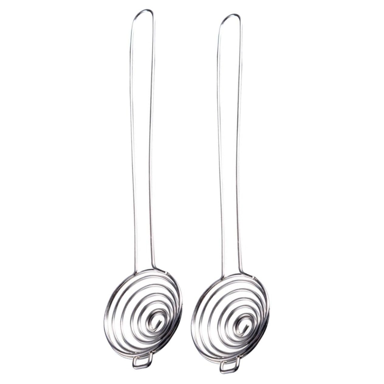 VINTORKY Egg White Separators 2pcs Long Handled Yolk Filter Sieve Perfect Baking Tool for Housewives Professional Chefs