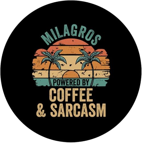 Miniatura 3 de MILAGROS Vibes Only Cute Retro Girls MILAGROS Name PopSockets Standard PopGrip