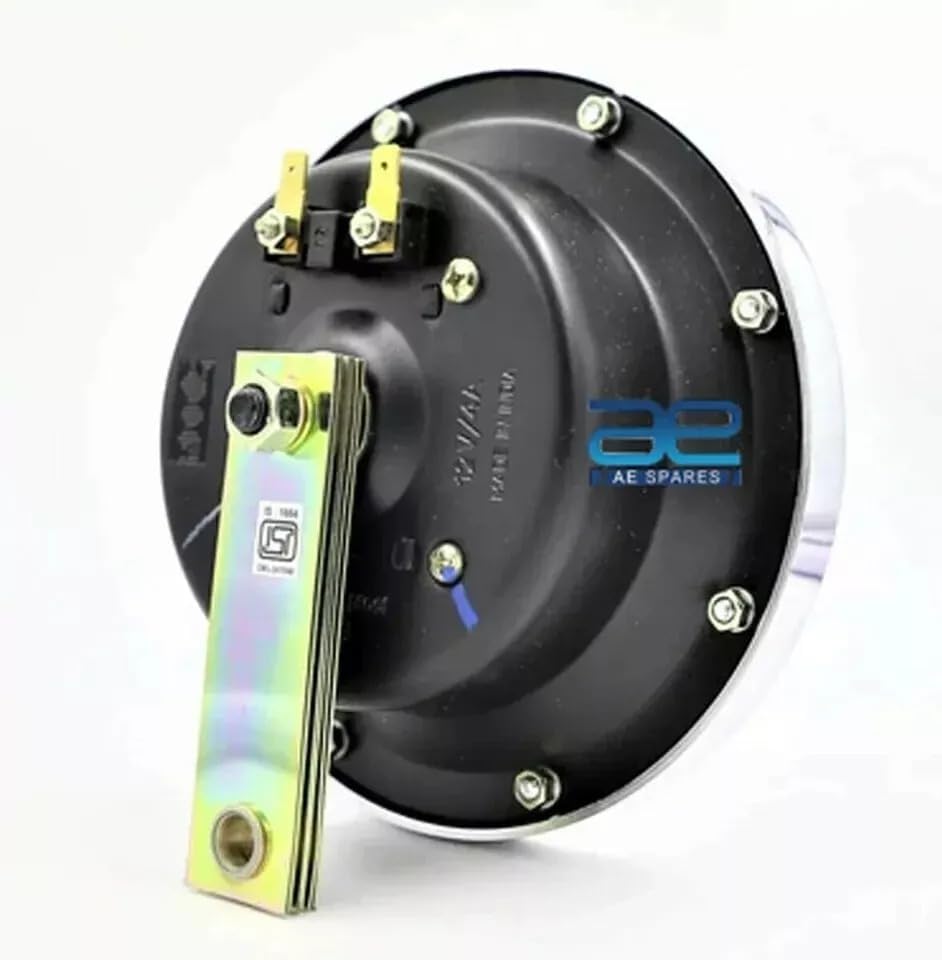 Megasonic 12V Horn Set for Royal Enfield Himalayan | High Tone 395Hz & Low Tone 315Hz | Durable Alloy Steel Electric Horn | Universal Fit for Bikes & Cars