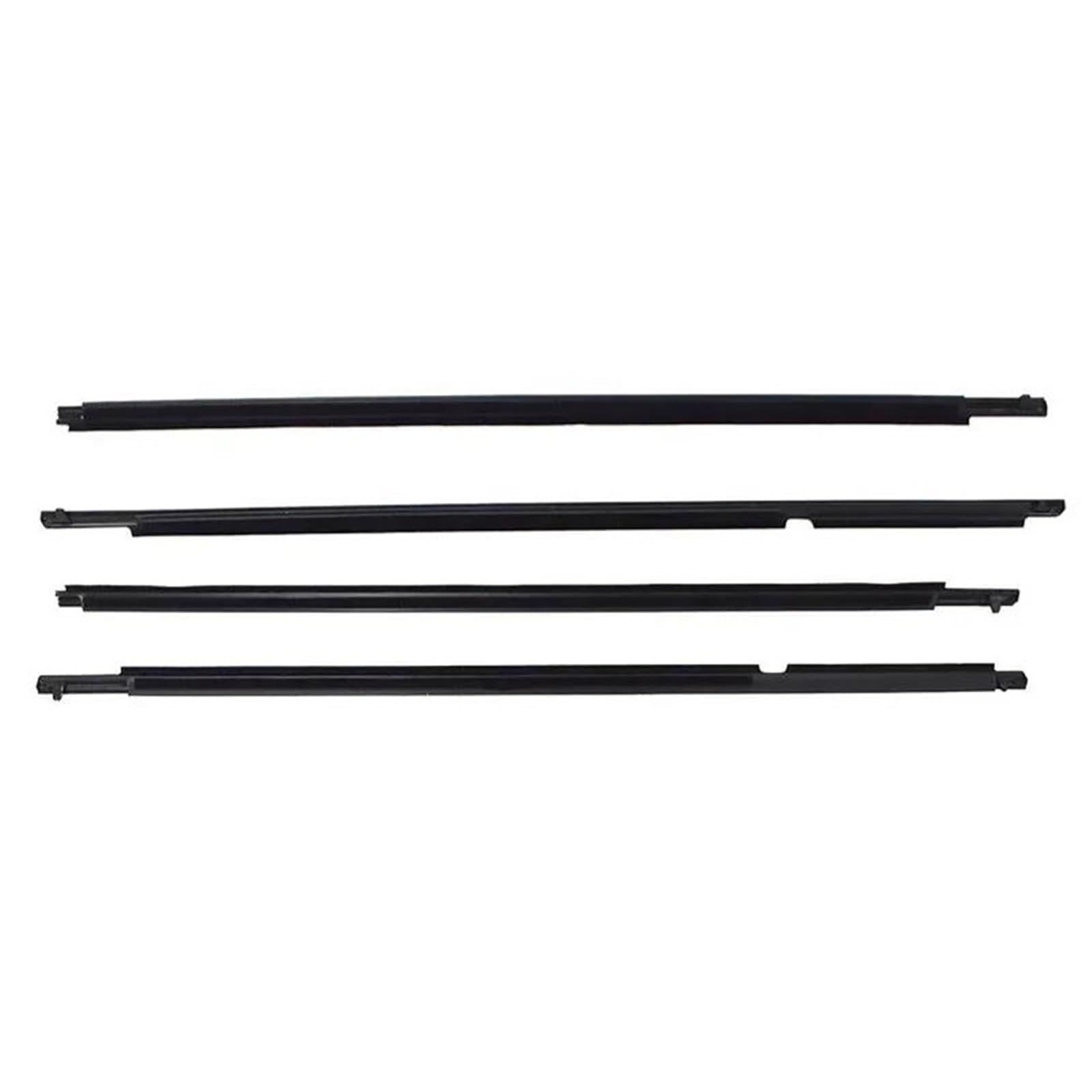 Snwdbh One Color Car Window Sealant Strip For Toyota For Highlander 2008-2010 Weatherstrip Door Glass Outer Belt Trim Edge Protection Exterior Belt