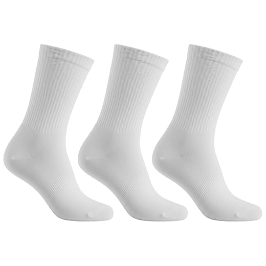 Kit 3 Pares Meias de Classic Cano Médio Masculina Feminina Unissex Sortida