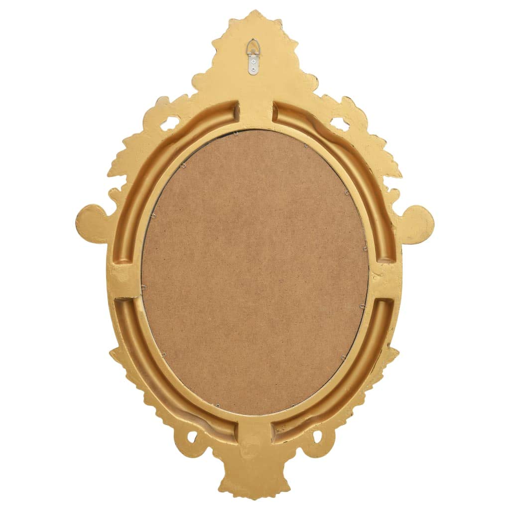VXL Espejo De Pared Estilo Castillo Dorado 56X76 Cm