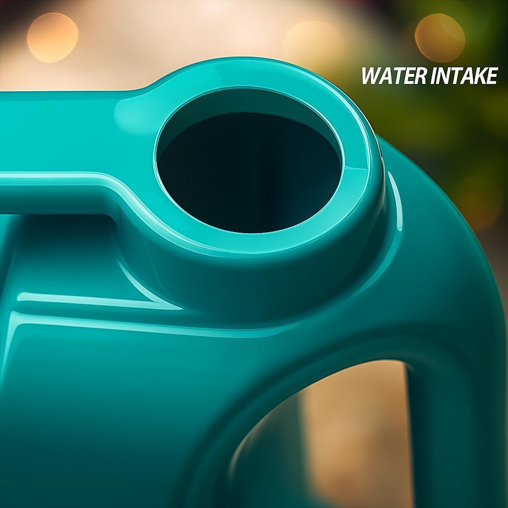 3-Pack 2 Gallon Watering Can, Garden Watering Can Outdoor, Large Plant Watering Can with Long Spout, Non-Slip Handle, Leak-Proof Plastic Watering Can