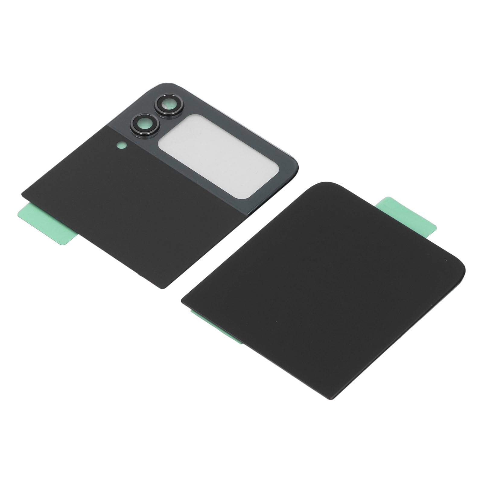 Mingzhe Tylna Pokrywa Szklana do Z Flip 4 5G (Black)