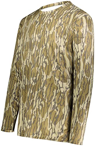 Holloway Men's Standard Mossy Momentum Long Sleeve Tee, Moss Oak Original Bottomland, 4X-Large #TOP12