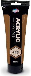 120ml Acrylic Paints (Burnt Umber)