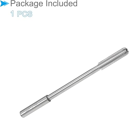 Miniatura 6 de Escariadores de máquina de mandril, precisión D4 de 0.154 in de diámetro, cortador de fresado de flautas rectas de acero de cobalto M35 de alta