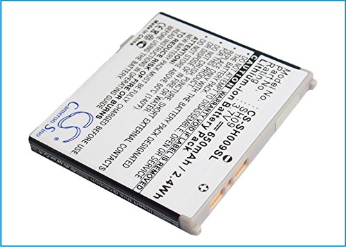 Batería de reemplazo compatible para SH902ISL SH903i 650mAh miniatura 3