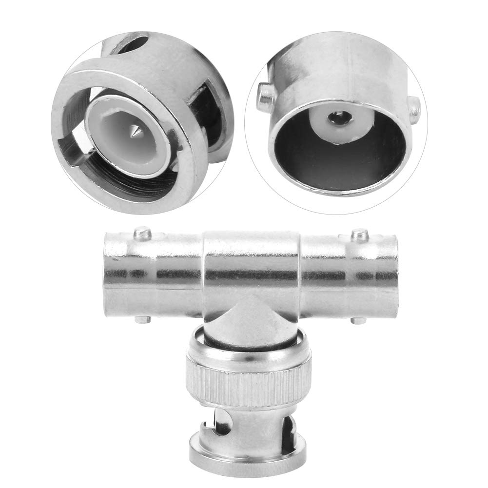 Image secondaire de l'Adaptateur Coaxial BNC en T - 2 Pcs pour Connexion Sécurisée